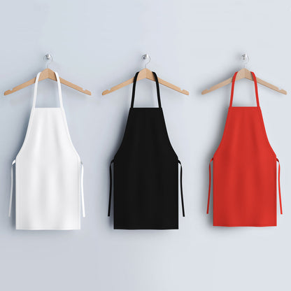 Hospeco® Mariposa Bib Apron 33x30 Black, 12/Pack (HOSAPRN-B-SPUN)