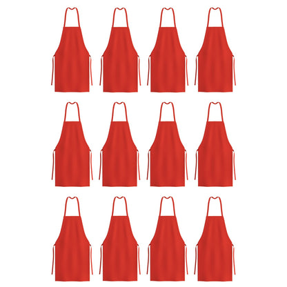 Hospeco® Mariposa Bib Apron 33x30 Red, Case of 48 (HOSAPRN-R-SPUN-CS)