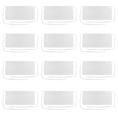 Arkwright Home Mariposa Waist Apron 26x12 White (12/Pack) (P-WAISTAPRON-WHT)
