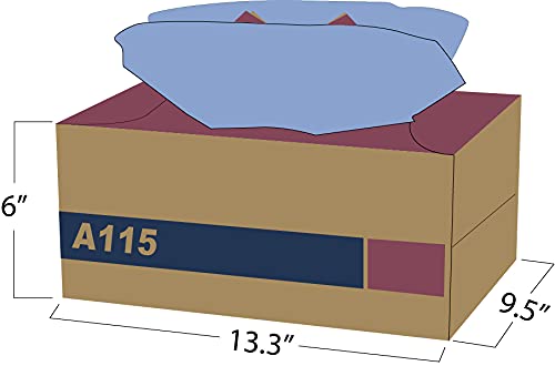 TASKBrand® A115 Spunlace Interfold Wiper, Case of 150 (HOSN-A115ITB)