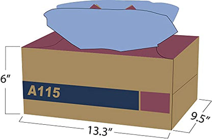 TASKBrand® A115 Spunlace Interfold Wiper, Case of 150 (HOSN-A115ITB)