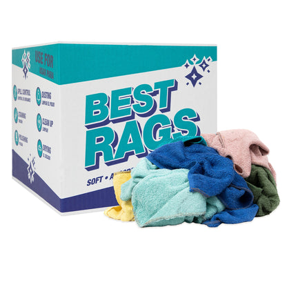 Arkwright Home C60 Shop Towel Terry Wipers Colored 10lb Box (N-C60-10)