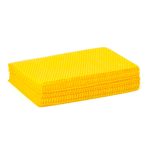 TASKBrand® DS-H Mineral Oil Treated Duster, Yellow/Orange, 17"x12", Heavy Duty, 1/4 Fold, 40/Pack, 10 Packs/Case (HOSN-DSHQPY)