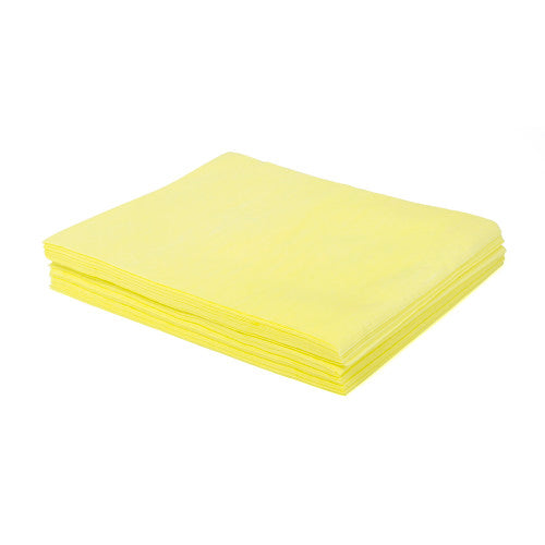 TASKBrand® DS-M Mineral Oil Treated Duster, Yellow, 24"x24", Medium Duty, Flat, 50/Pack, 10 Packs/Case (HOSN-DSMFPY2)