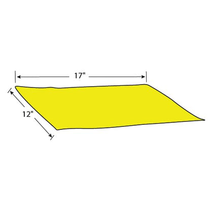 TASKBrand® DS-M Mineral Oil Treated Duster, Yellow, 17"x12", Medium Duty, 1/4 Fold, 40/Pack, 10 Packs/Case (HOSN-DSMQPY)