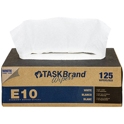 TASKBrand® E10 TAD White 1 Ply 9.06x9.84 IF 18/125, Case of 2250 (HOSN-E010IDW)