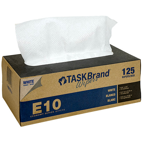 TASKBrand® E10 TAD White 1 Ply 9.06x9.84 IF 18/125, Case of 2250 (HOSN-E010IDW)