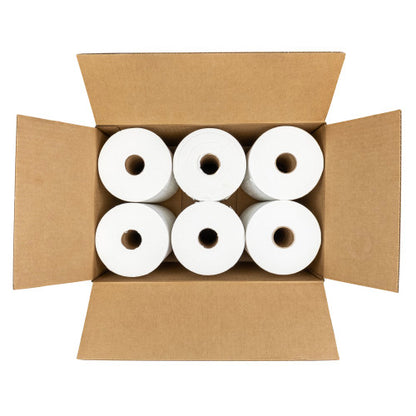 TASKBrand® E25 Economy Series Scrim Wipers, White, 9"x275', Continuous Roll, 6 Rolls/Case (HOSN-E025RBW)