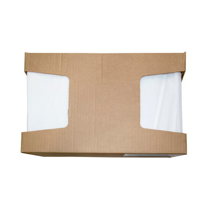 Hospeco® SaniWorks® Deluxe Towels, Poly/Rayon, 13"x17", 1/4 Fold, 150/Case, White (HOSN-F310QCW3A)