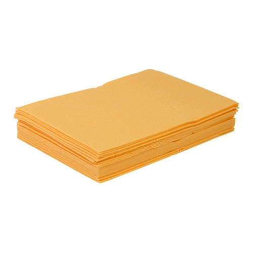 Hospeco® Saniworks® Scrub Towels, Poly/Rayon, Orange, 6.75"x10", Flat, Case of 200 (HOSN-FDNFBO)