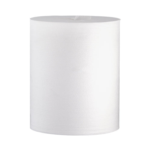 Non-Branded A105 Spunlace Wipers, White, 9"x14", Medium Duty, Roll, 353/Roll, 4 Rolls/Case (HOSN-GA105CBW)
