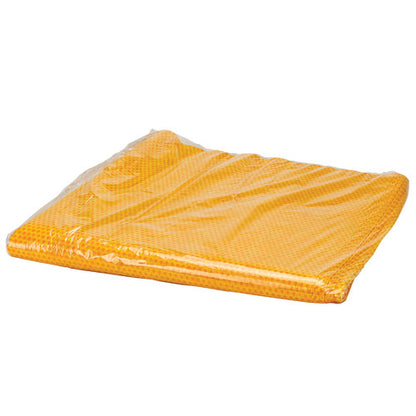Non-Branded DS-H Mineral Oil Treated Duster, Yellow/Orange, 24"x24", Heavy Duty, Flat, 20/Pack, 5 Packs/Case (HOSN-GDSHFPY2)