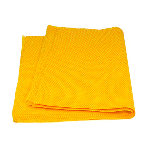 Non-Branded DS-H Mineral Oil Treated Duster, Yellow/Orange, 24"x24", Heavy Duty, Flat, 20/Pack, 5 Packs/Case (HOSN-GDSHFPY2)