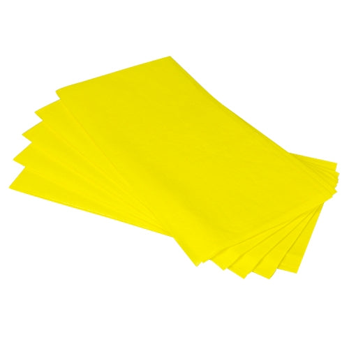 Non-Branded DS-M Mineral Oil Treated Duster, Yellow, 24"x24", Medium Duty, 1/8 Fold, 50/Pack, 4 Packs/Case (HOSN-GDSMQPY3)