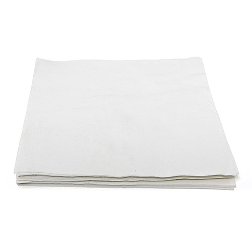 Hospeco® SaniWorks® Topline® Linen Replacement Napkin, DRC, Flat, 14"x14", Bright White, 1000/Case (HOSN-LRD14X14)