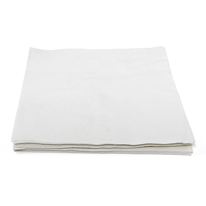 Hospeco® SaniWorks® Topline® Linen Replacement Napkin, DRC, Flat, 14"x14", Bright White, 1000/Case (HOSN-LRD14X14)
