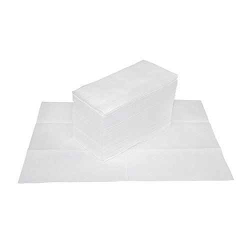 Hospeco® SaniWorks® TopLine® Guest Towels, DRC, 1/6 Fold, 4"x8", White, 50/Pack, 10 Packs/Case (HOSN-LRGD6FPW)