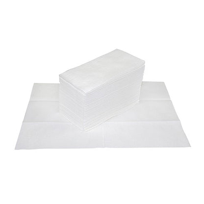 Hospeco® SaniWorks® TopLine® Guest Towels, DRC, 1/6 Fold, 4"x8", White, 50/Pack, 10 Packs/Case (HOSN-LRGD6FPW)