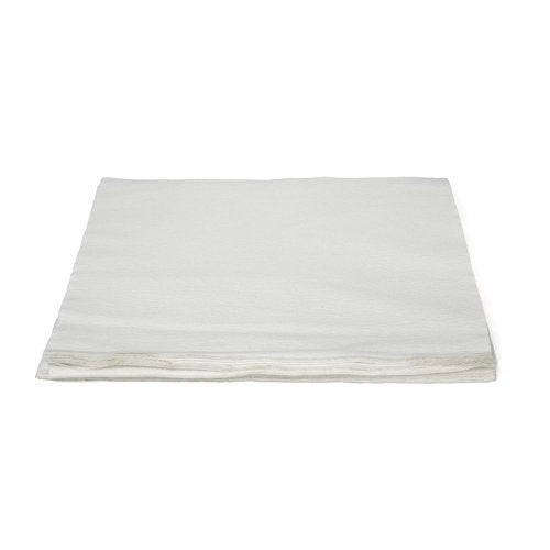 Hospeco® SaniWorks® Topline® Linen Replacement Napkin, DRC, Flat, 14"x14", White, 1000/Case (HOSN-LRVDFBW2)