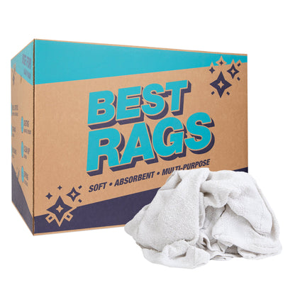 Arkwright Home W68 Shop Towel Terry Wipers White 50lb Box (N-W68-50)