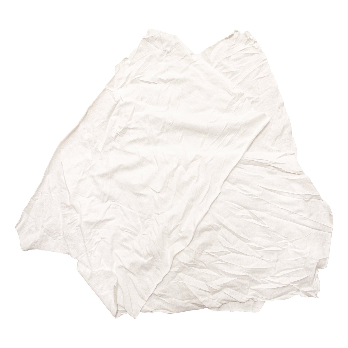 Hospeco® W43 T-Shirt Cleaning Rags White New, 10lb Box (HOSN-W43PK-10)