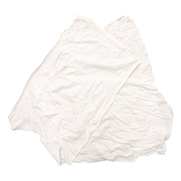 Hospeco® W43 T-Shirt Cleaning Rags White New, 10lb Box (N2-W43-10)