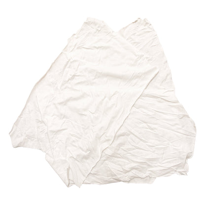 Hospeco® W43 T-Shirt Cleaning Rags White New, 10lb Box (N2-W43-10)