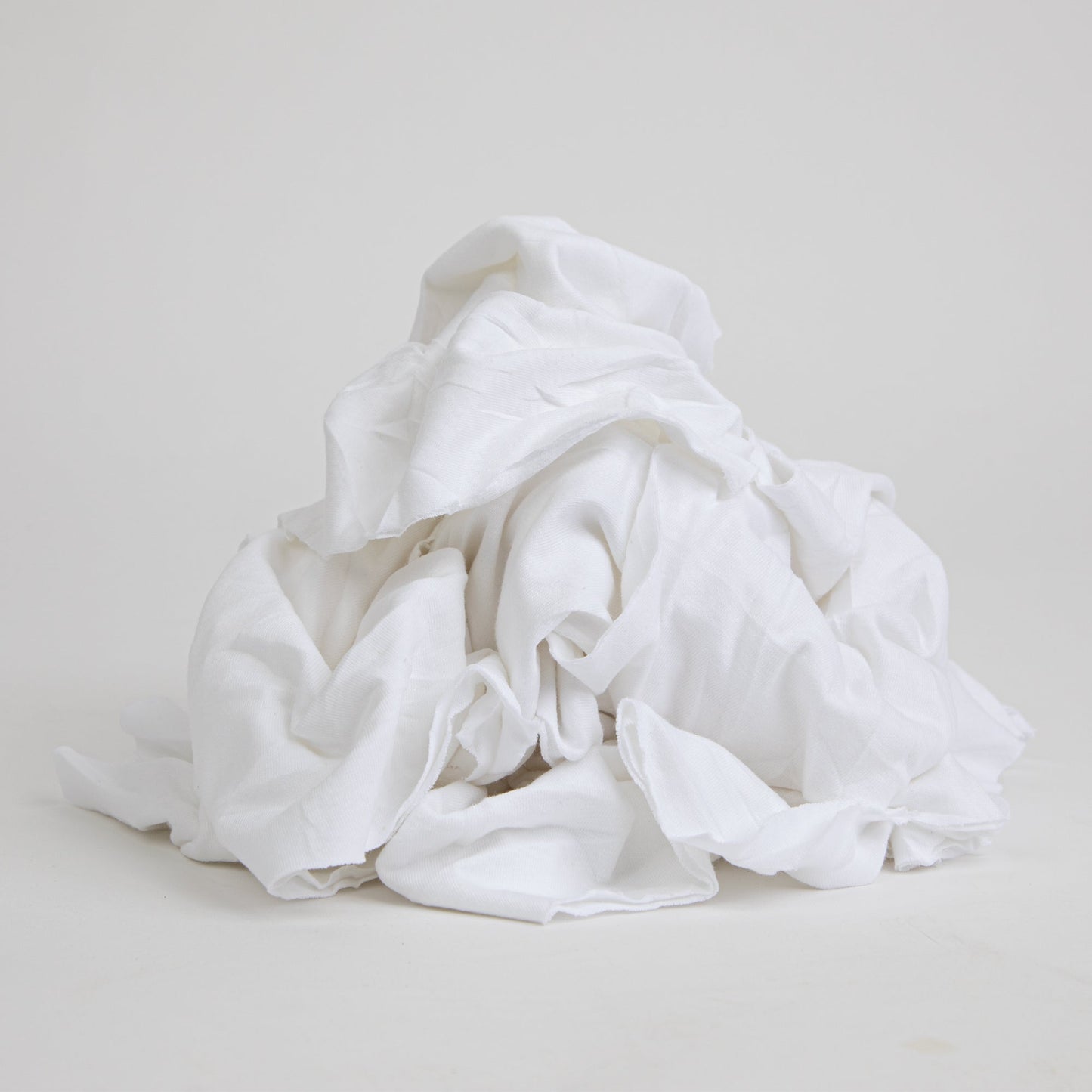Hospeco® W43 T-Shirt Cleaning Rags White New, 10lb Bag- Case of 4 Bags (HOSN2-W43-10BG-CS)