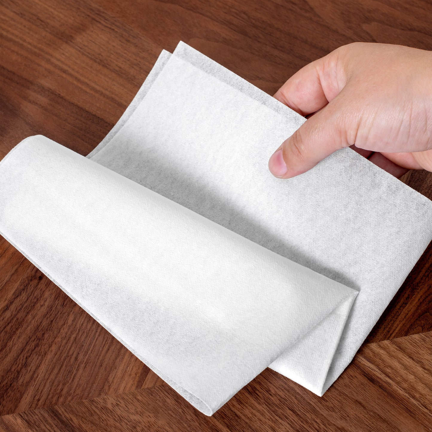 Arkwright Home® 1/6 Fold Airlaid NaPackin, White, Case of 500 (NAP-12X17-WH-CS)