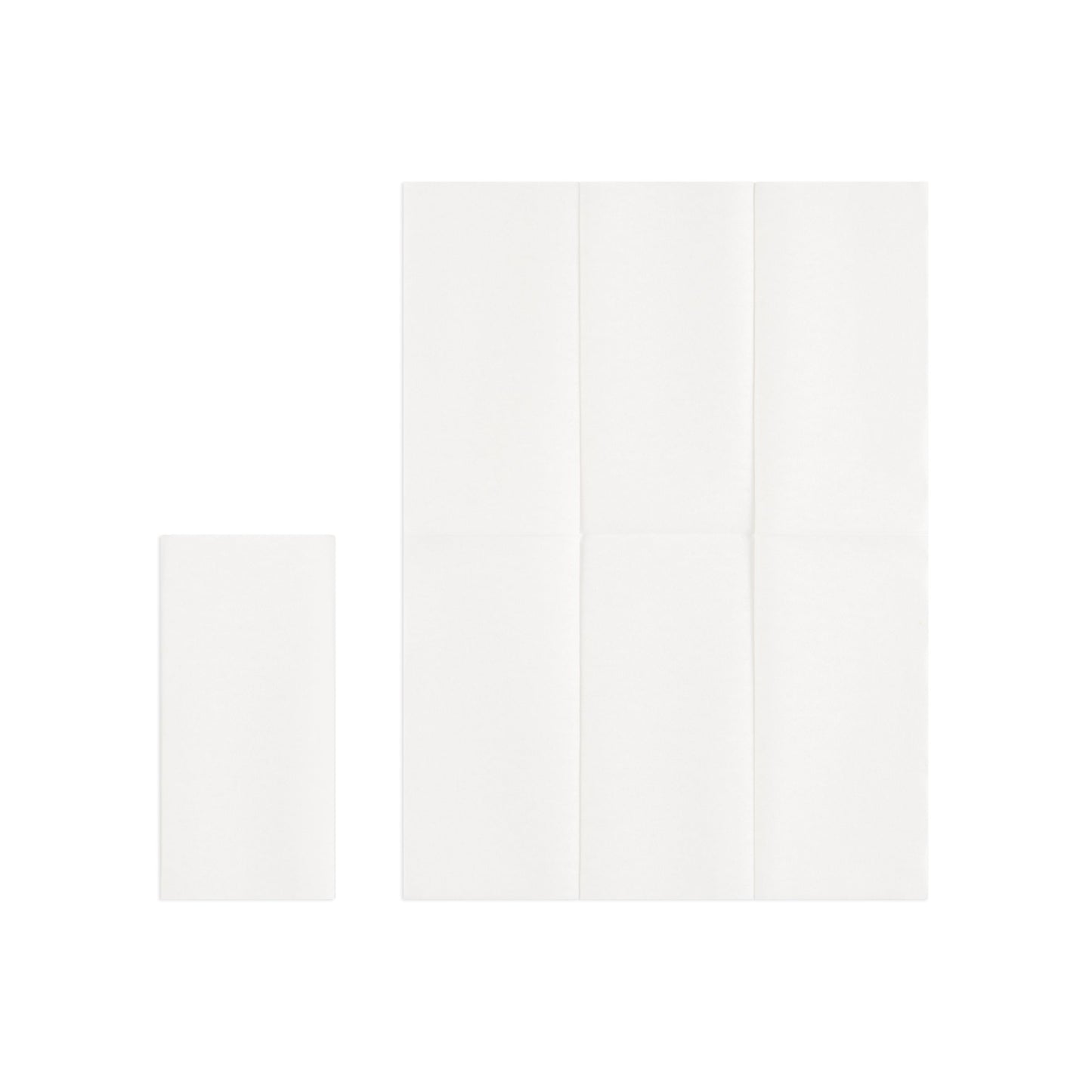 Arkwright Home® 1/6 Fold Airlaid NaPackin, White, Case of 500 (NAP-12X17-WH-CS)