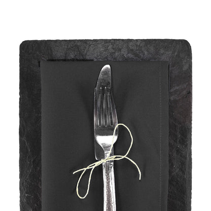 Hospeco® Mariposa Poly Spun NaPackin 20x20 Black, 25/Pack (HOSPNP-NAP-B-25)