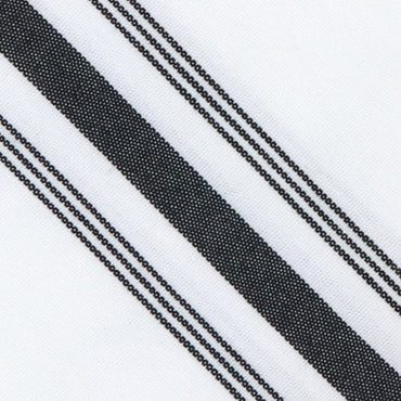 Arkwright Home® Mariposa Bistro NaPackin 18x22 Black Stripe, 12/Pack (BISTRO-BL)