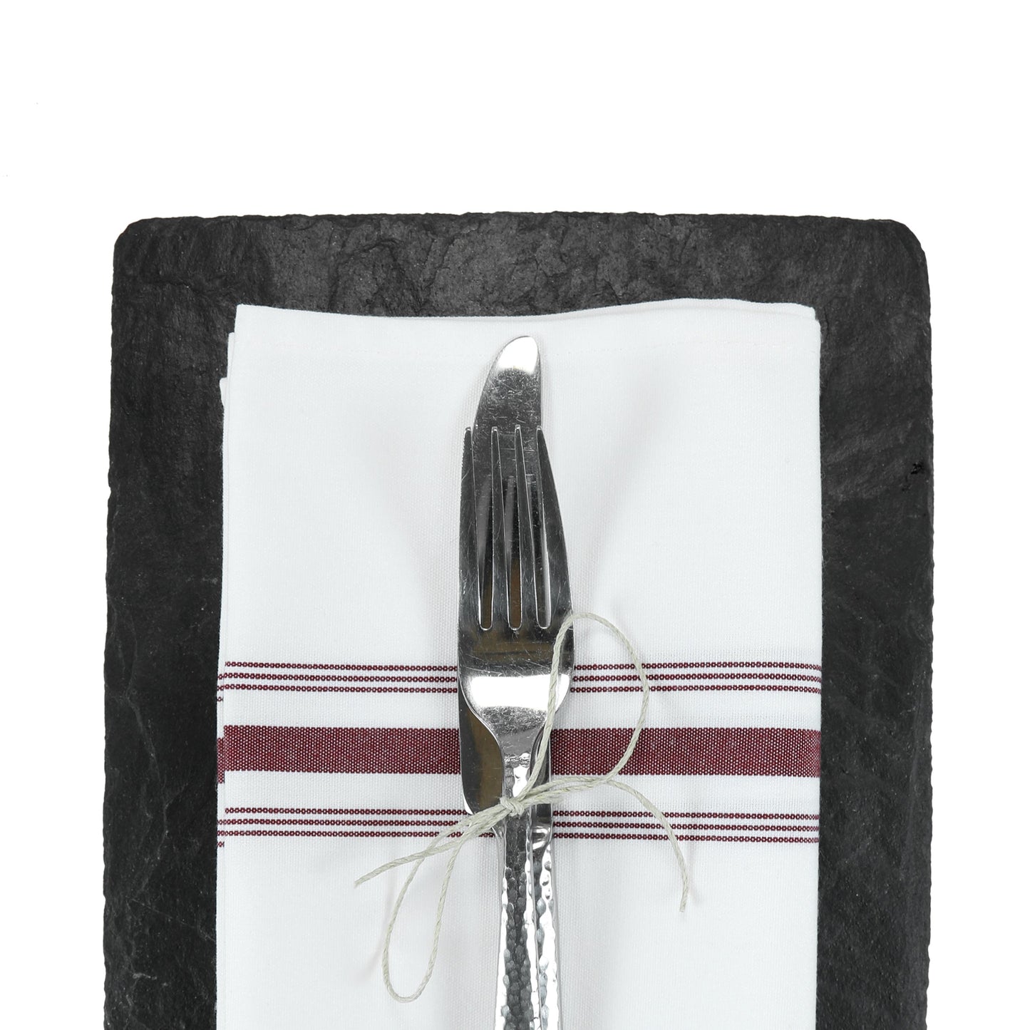 Arkwright Home® Mariposa Bistro NaPackin 18x22 Burgundy Stripe, 12/Pack (BISTRO-BUR)