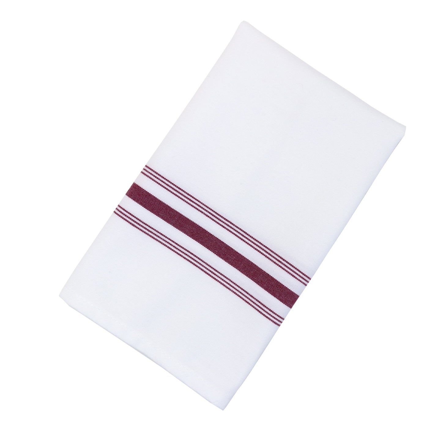 Arkwright Home® Mariposa Bistro NaPackin 18x22 Burgundy Stripe, 120/Case (BISTRO-BUR-CS)