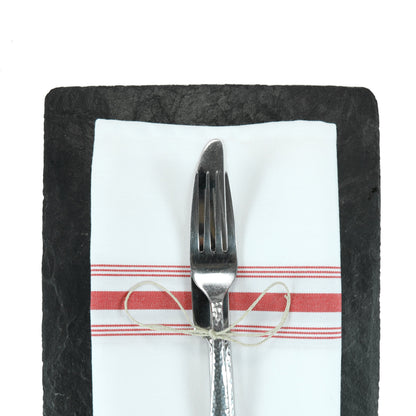 Arkwright Home® Mariposa Bistro NaPackin 18x22 Red Stripe, 120/Case (BISTRO-R-CS)