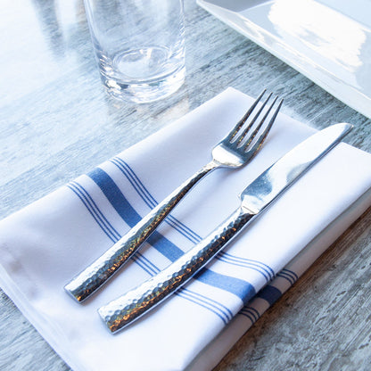 Arkwright Home® Mariposa Bistro NaPackin 18x22 Blue Stripe, 12/Pack (BISTRO-B)