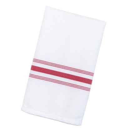 Arkwright Home® Mariposa Bistro NaPackin 18x22 Red Stripe, 120/Case (BISTRO-R-CS)