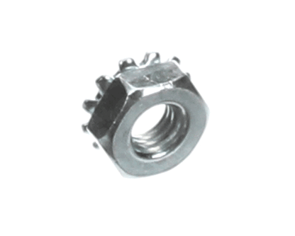 Nieco 12189 10-32 Kep Nut, Zinc Plated (NC12189)