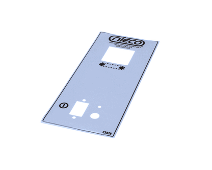 Nieco 22878 Label, Control Box, Std, Jf-G (NC22878)