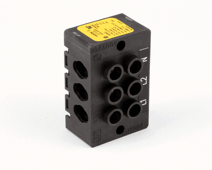 Nieco 4622 Terminal Block, 3 Pole, 90 Amp, 600V (NC4622)