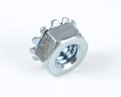 Nieco 5553 Nut, Kep, 1/4-20, Zinc Plated (NC5553)
