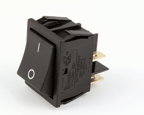 Norlake NOR124026 Switch, Power, Rocker, DPST, 125/240V (NOR124026)