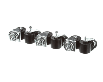 Norlake 149503 Caster, 2", Swivel, Stem, Set of 6 (NOR149503)