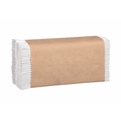 Marcal® Marcal C-Fold Restroom Towel, White, 150/plk, 16 Packs/Case, Case of 2400 (HOSNP-P100B)