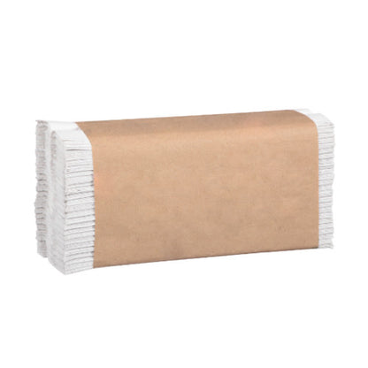 Marcal® Marcal C-Fold Restroom Towel, White, 150/plk, 16 Packs/Case, Case of 2400 (HOSNP-P100B)