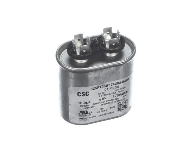 Nortek 01-0004 Run Cap,Oval,370V,10Uf (NTK01-0004)