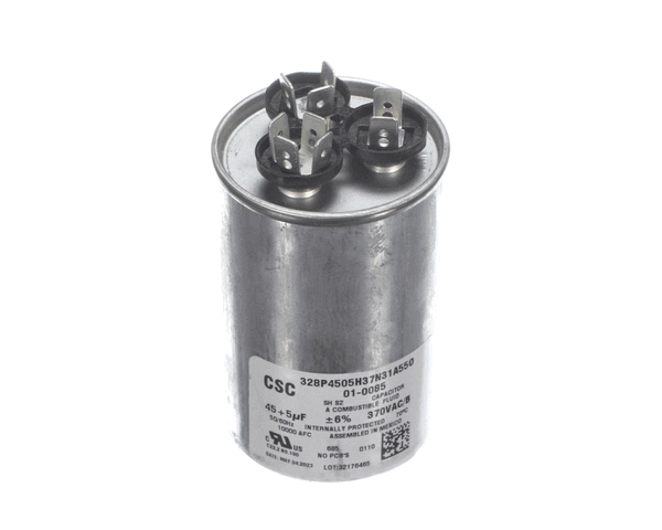 Nortek 01-0085 Run Cap,Dual Round,370V,5+45Uf (NTK01-0085)