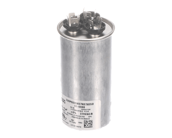 Nortek 01-0088 Run Cap,Dual Round,370V,5+60Uf (NTK01-0088)