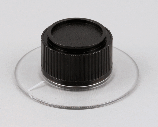 Nu-Vu NUV253-2002 Knob, Clear Skirt, Timer (NUV253-2002)