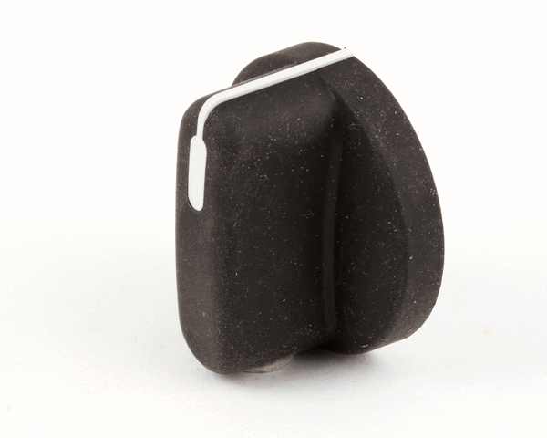 Nu-Vu 50-1277 Knob,Ctrl,White,Polypro,6Mm X (NUV50-1277)
